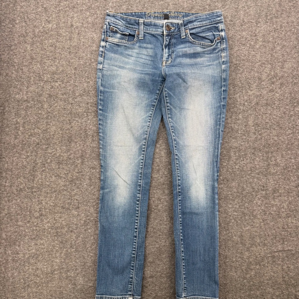 Gap Premium Skinny Jeans Womens 6/28R Medium Wash Blue Denim Stretch Slim Fit